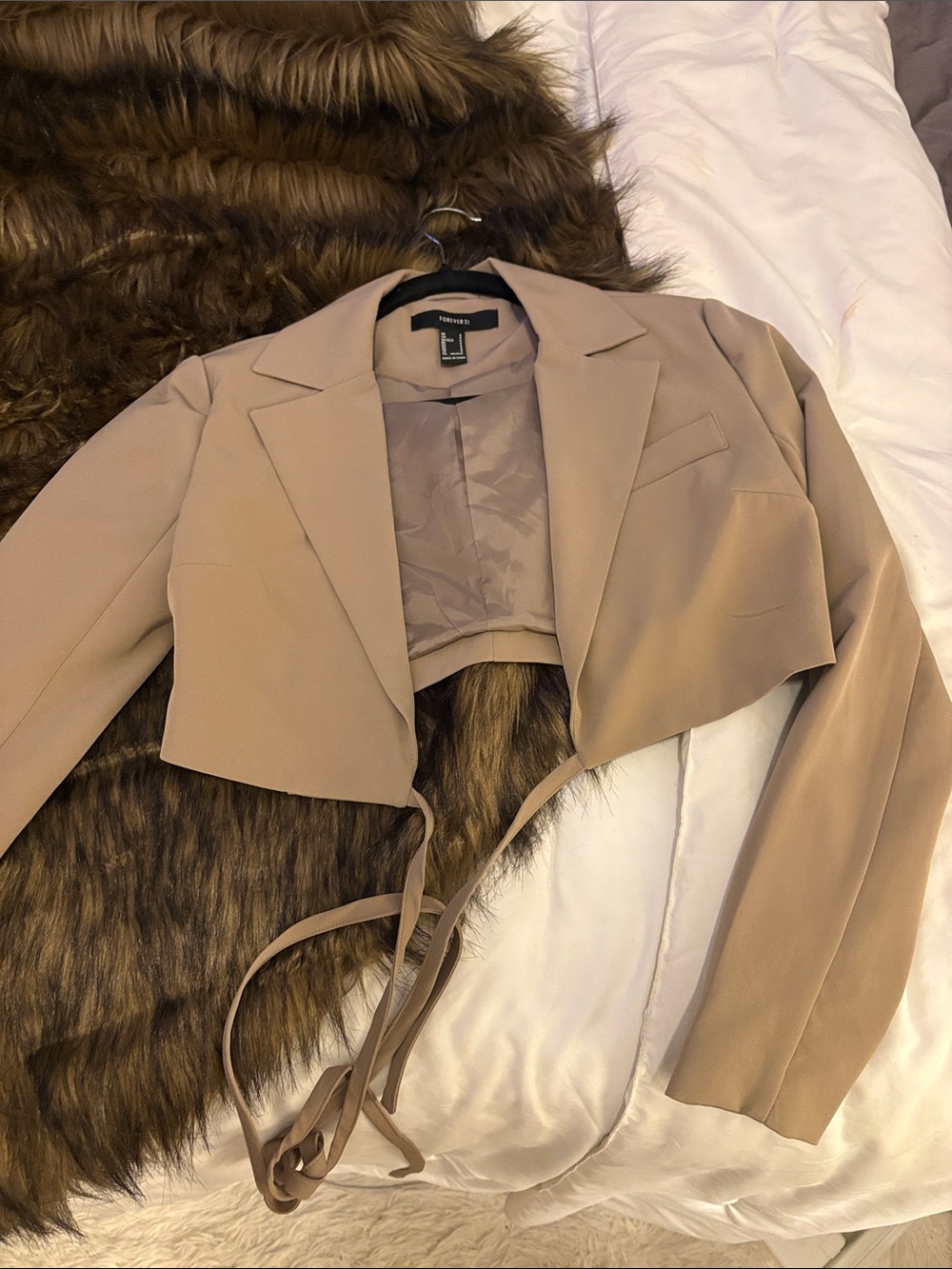 Forever 21 Crop Blazer